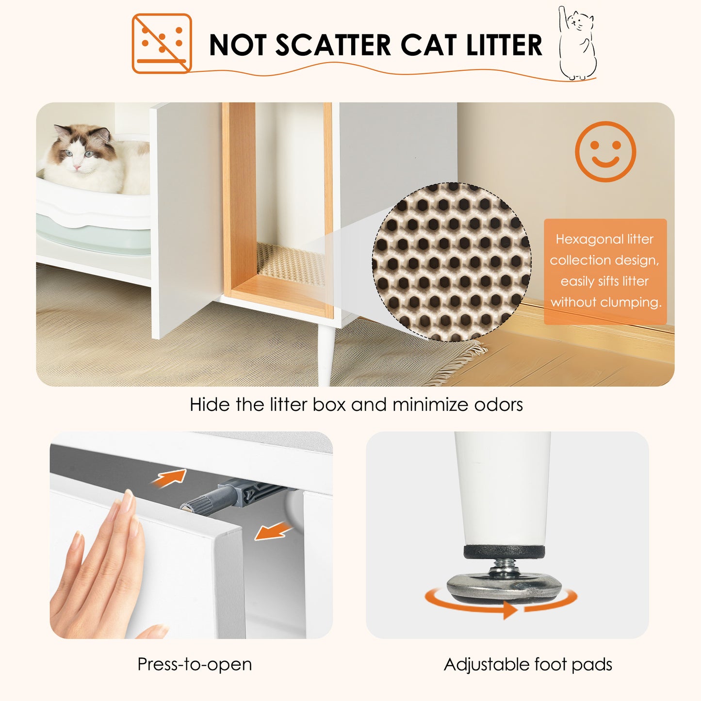 🐾 HideAway™ Cat Litter Cabinet & Bathroom Storage
