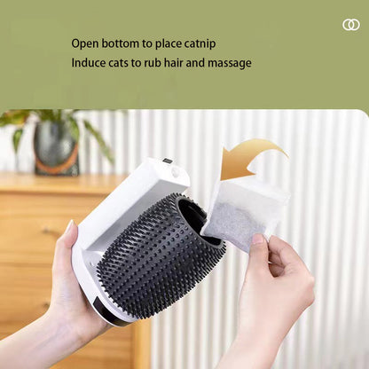 🐾 SmartGroom™ Automatic Cat Corner Brush
