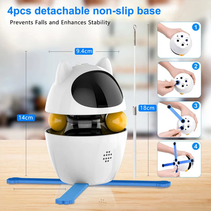 USB Rechargeable 4-in-1 Interactive Laser Cat Toy