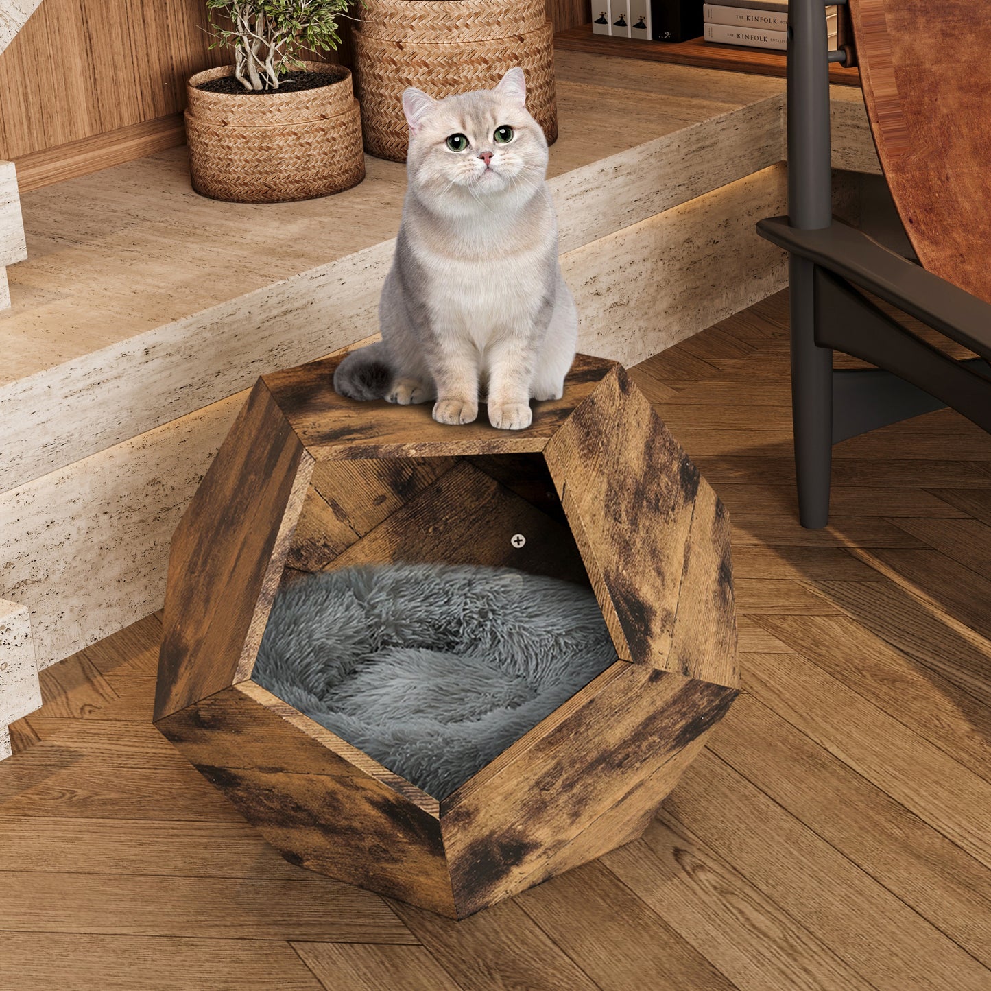 NestTable™ Modern Cat Kennel Side Table