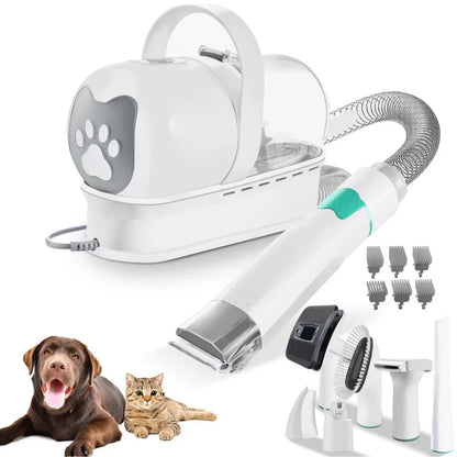 🐾 GroomPro™ 7-in-1 Pet Grooming Vacuum Kit