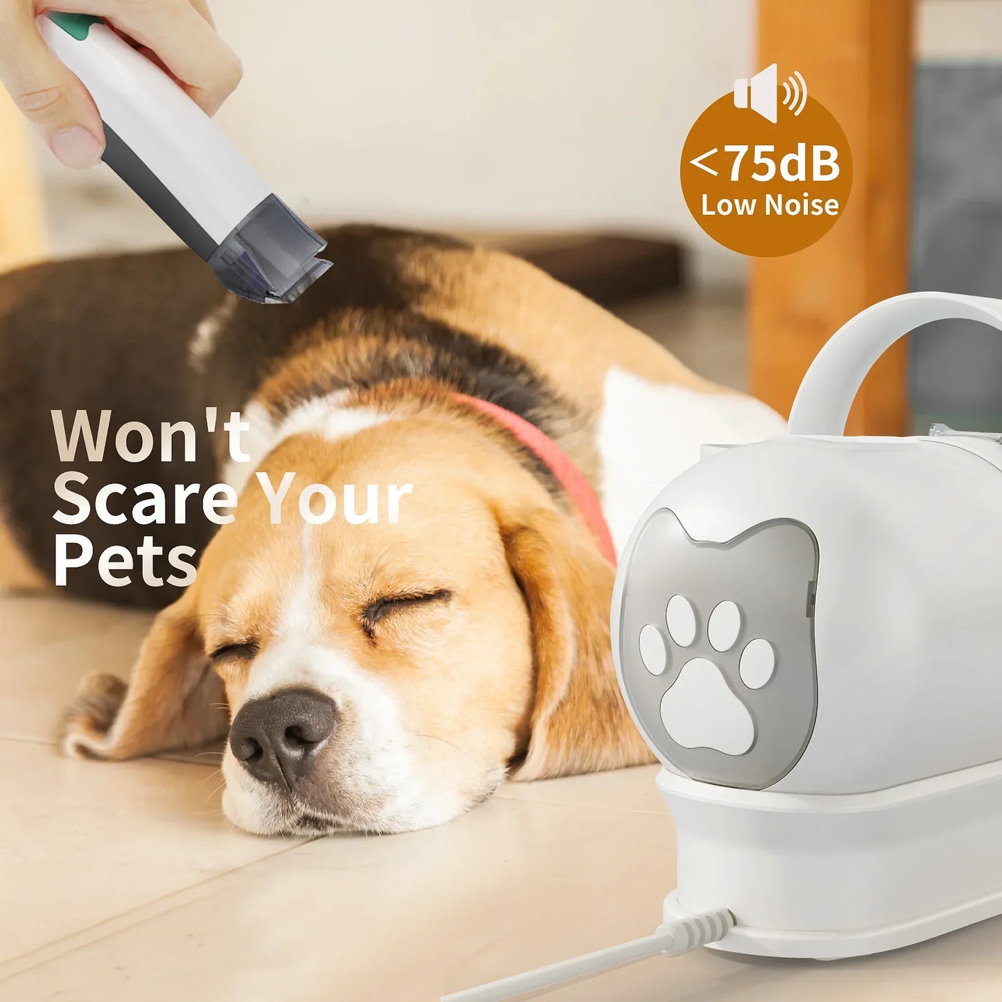 🐾 GroomPro™ 7-in-1 Pet Grooming Vacuum Kit