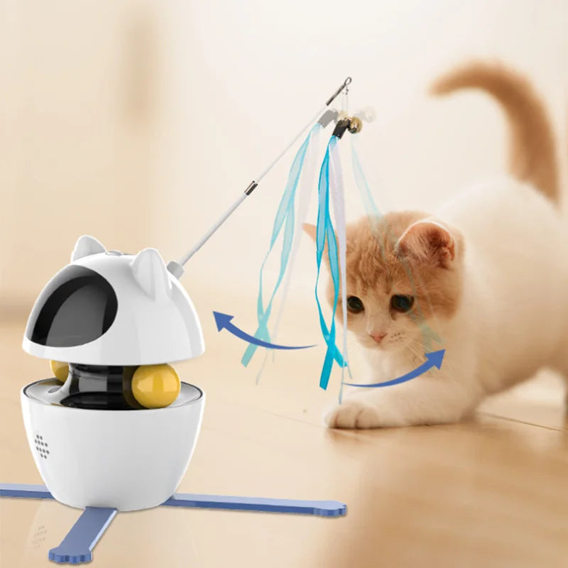 USB Rechargeable 4-in-1 Interactive Laser Cat Toy