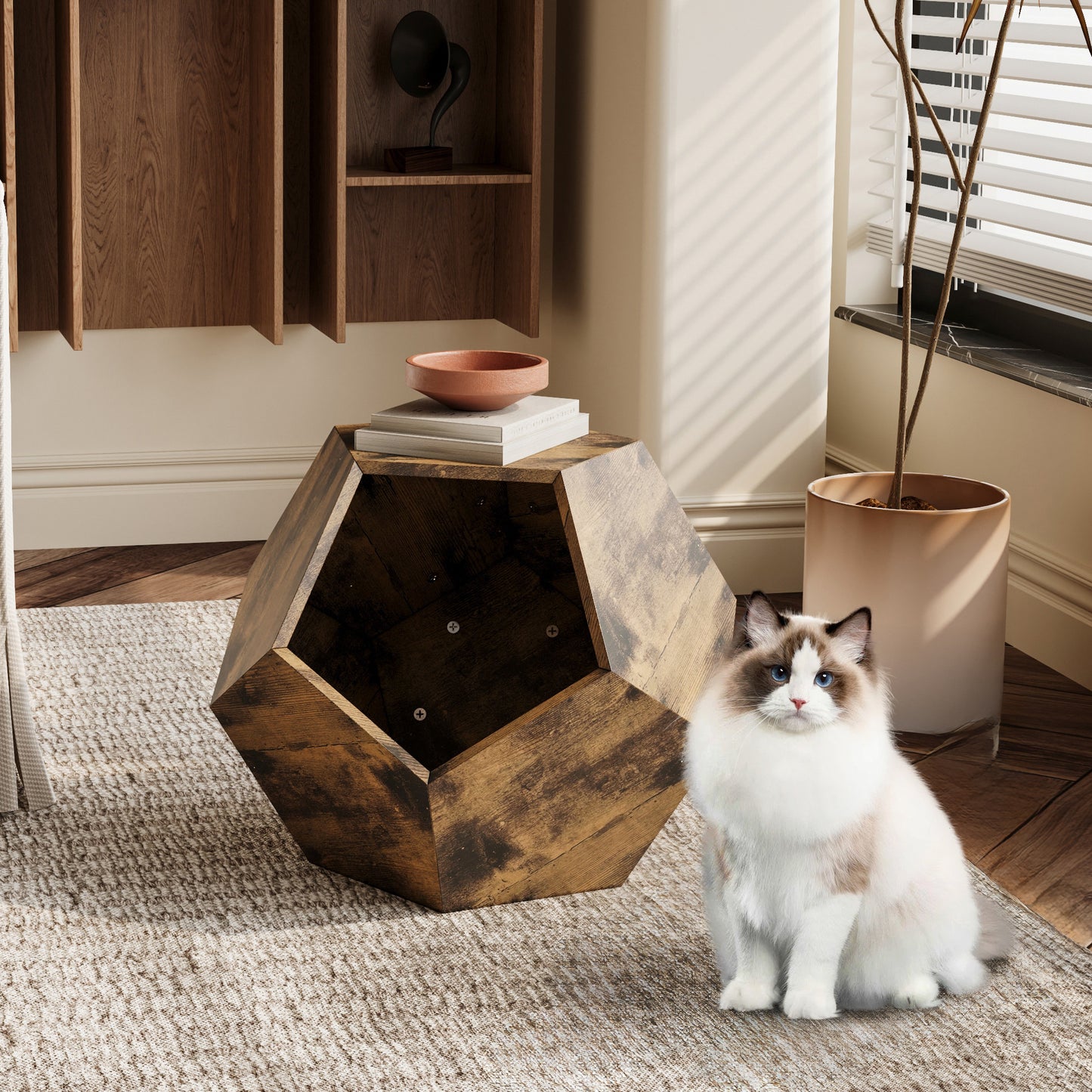 NestTable™ Modern Cat Kennel Side Table