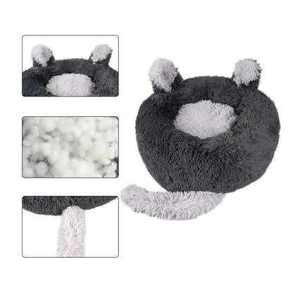 🐾 SnuggleNest- Calming Donut Pet Bed