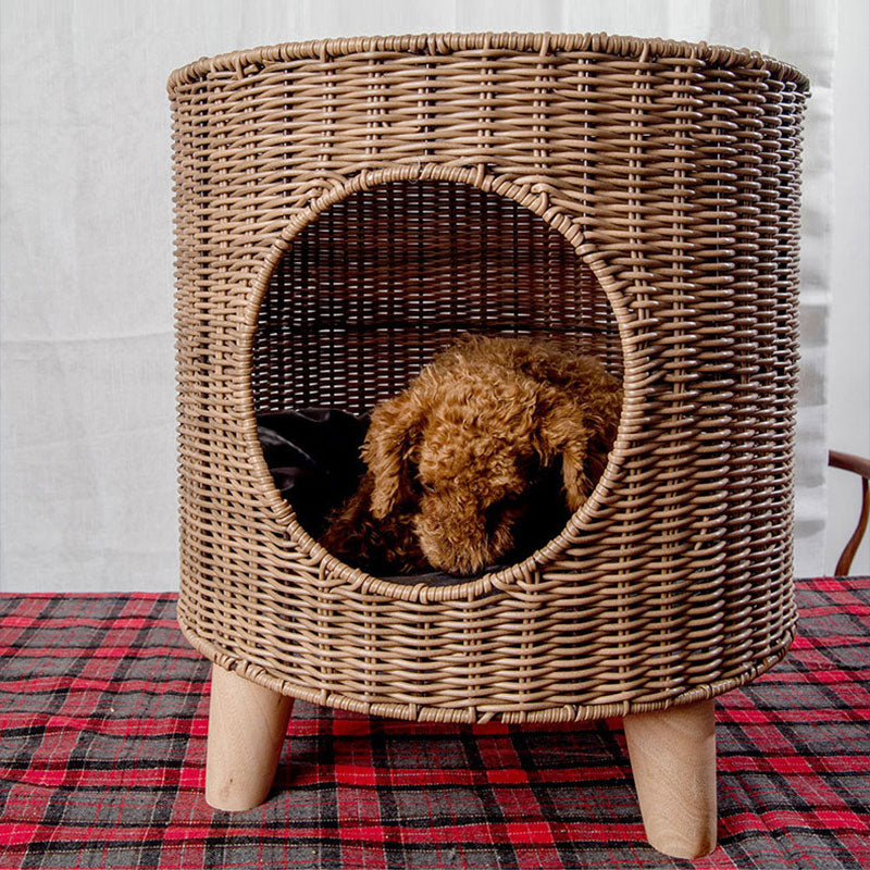 CozyCane™ Woven Cat Nest Bed