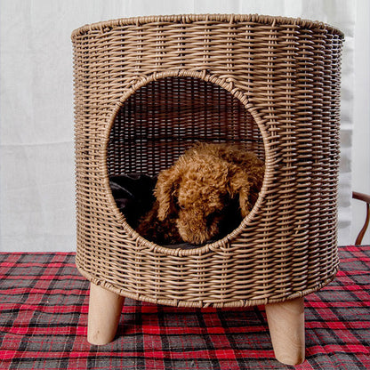 CozyCane™ Woven Cat Nest Bed