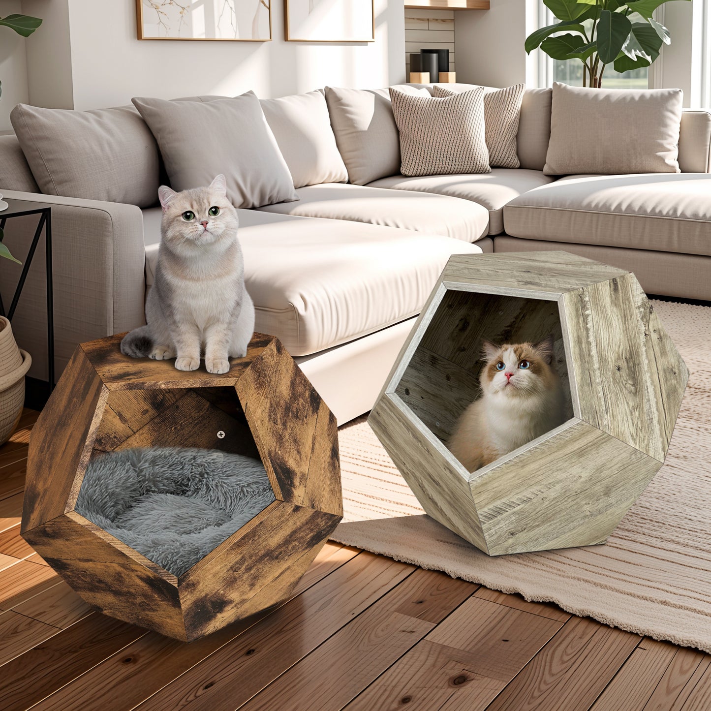 NestTable™ Modern Cat Kennel Side Table