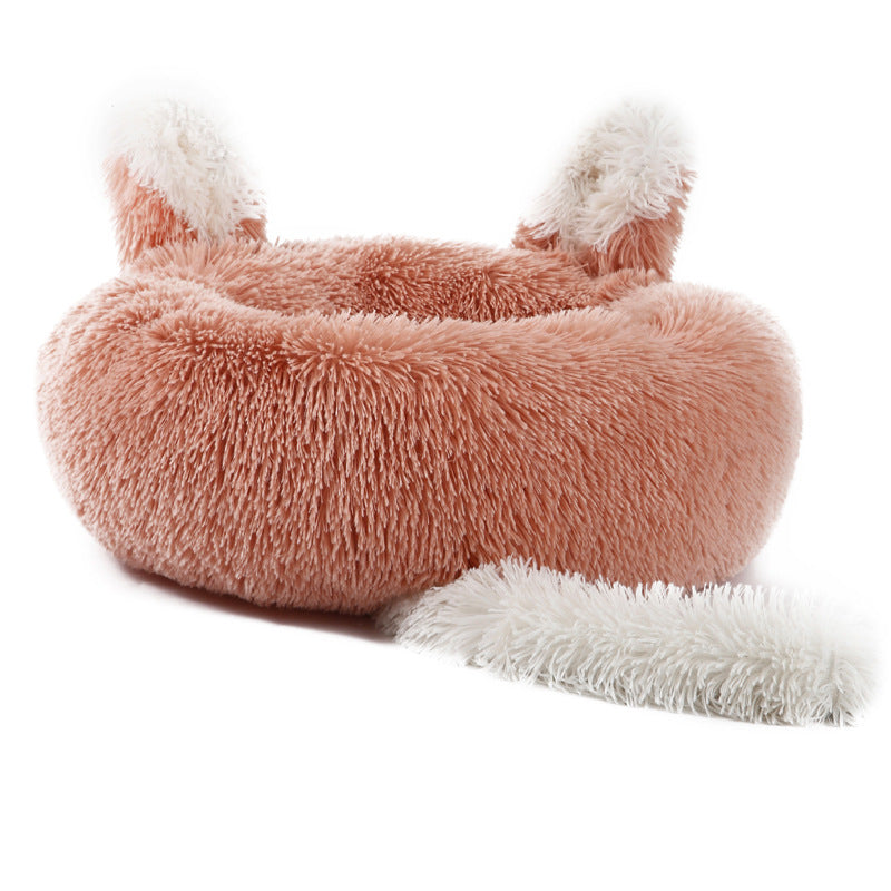 🐾 SnuggleNest- Calming Donut Pet Bed