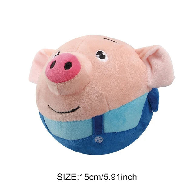 BounceBuddy-Interactive Talking Plush Ball for Dogs