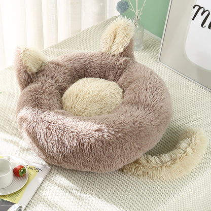 🐾 SnuggleNest- Calming Donut Pet Bed