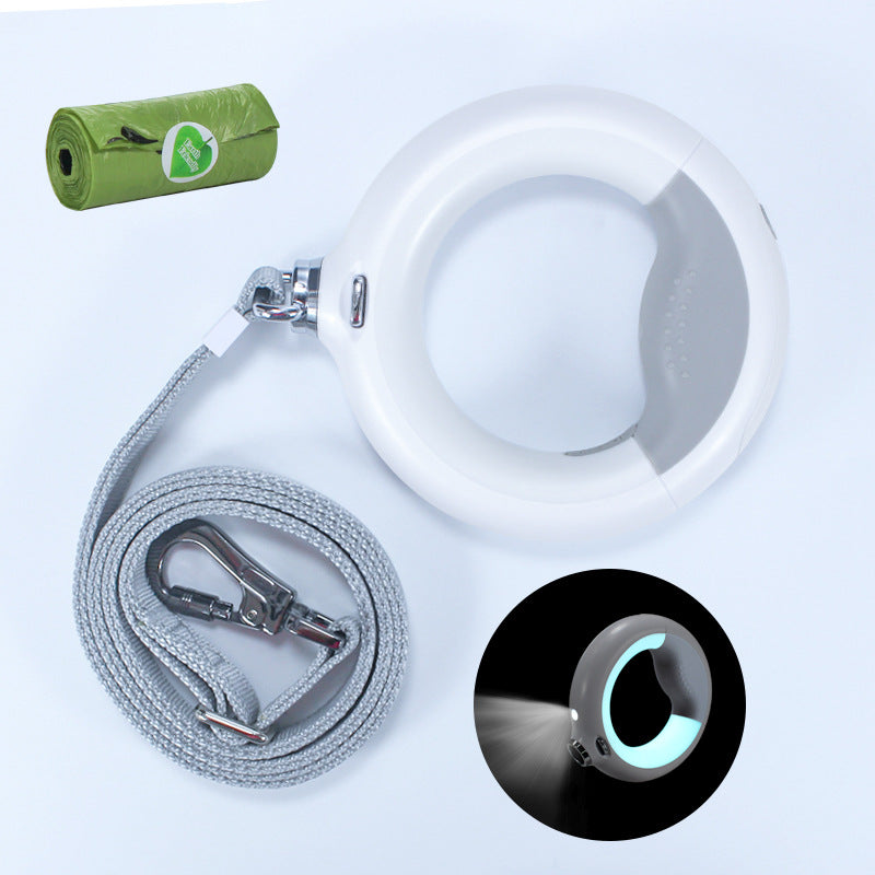 GlowStride™ LED Retractable Dog Leash