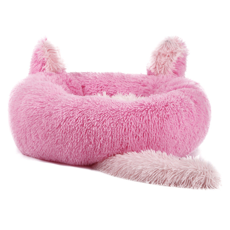 🐾 SnuggleNest- Calming Donut Pet Bed