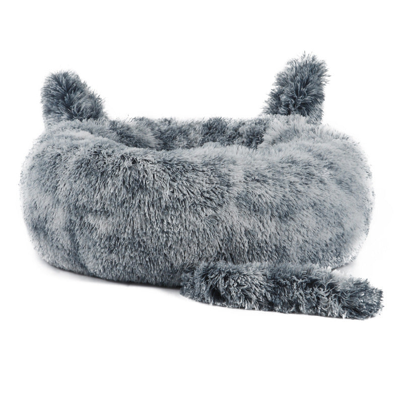 🐾 SnuggleNest- Calming Donut Pet Bed