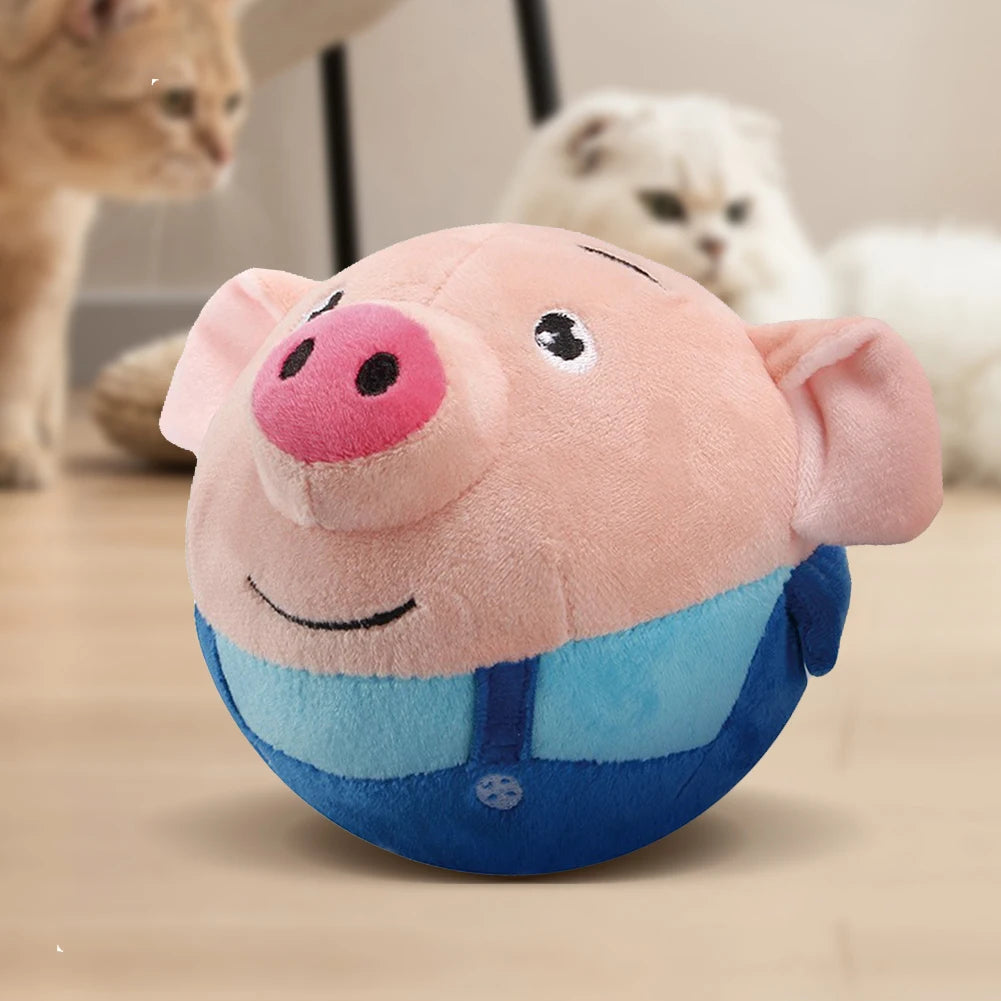 BounceBuddy-Interactive Talking Plush Ball for Dogs