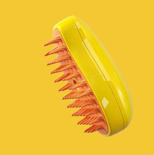 SteamClean™ Banana Pet Grooming Brush
