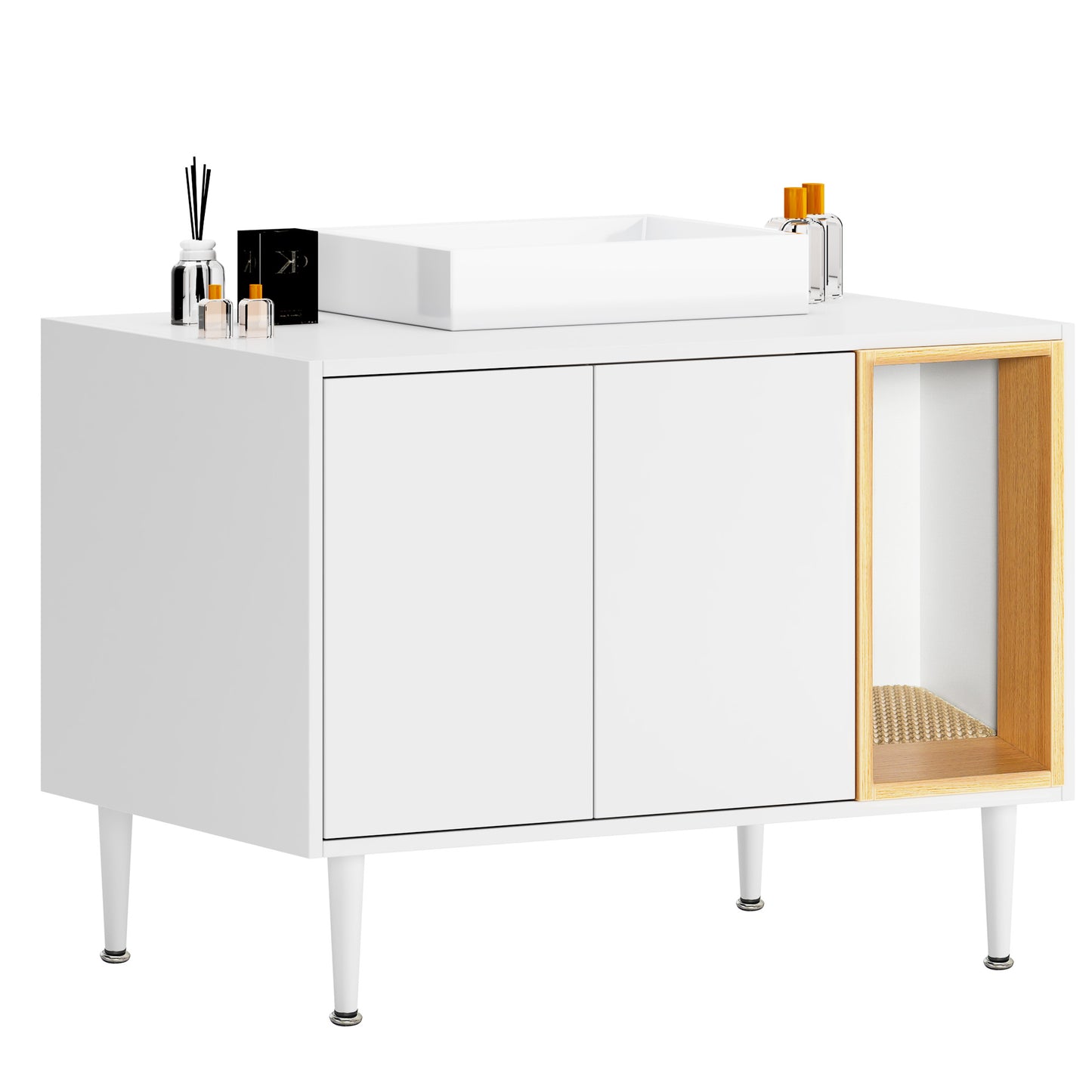 🐾 HideAway™ Cat Litter Cabinet & Bathroom Storage