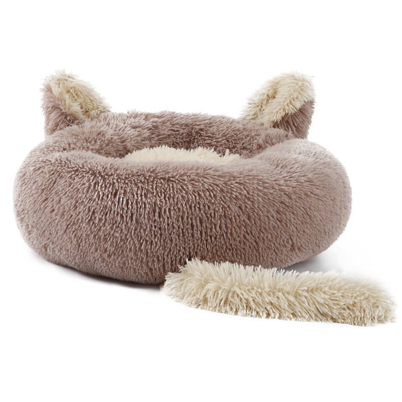 🐾 SnuggleNest- Calming Donut Pet Bed