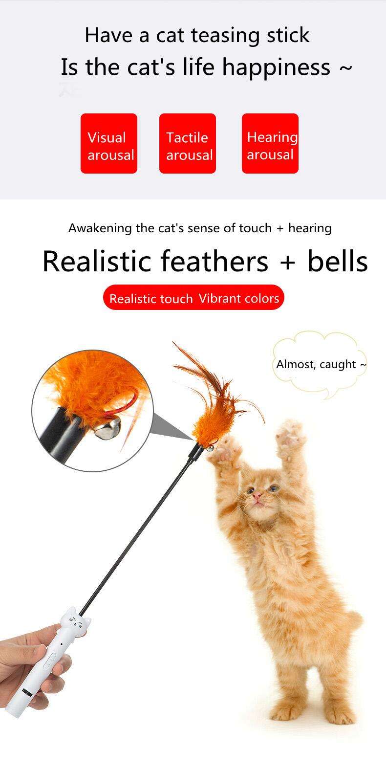 The Cat Stick Infrared Laser Light Pattern Toy