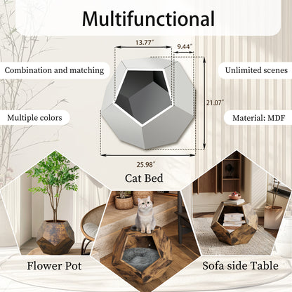 NestTable™ Modern Cat Kennel Side Table