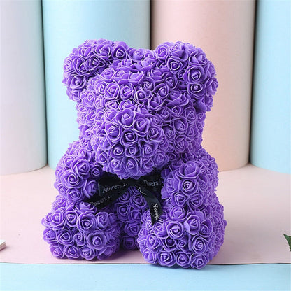 Love Forever Rose Teddy Bear