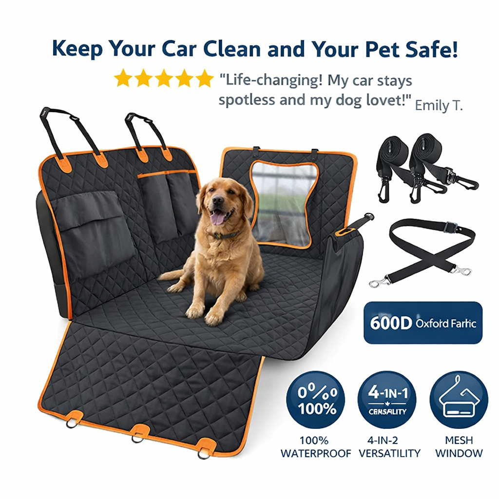 The ExtoSafe- Waterproof Pet Seat Cover