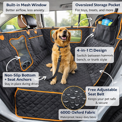 The ExtoSafe- Waterproof Pet Seat Cover
