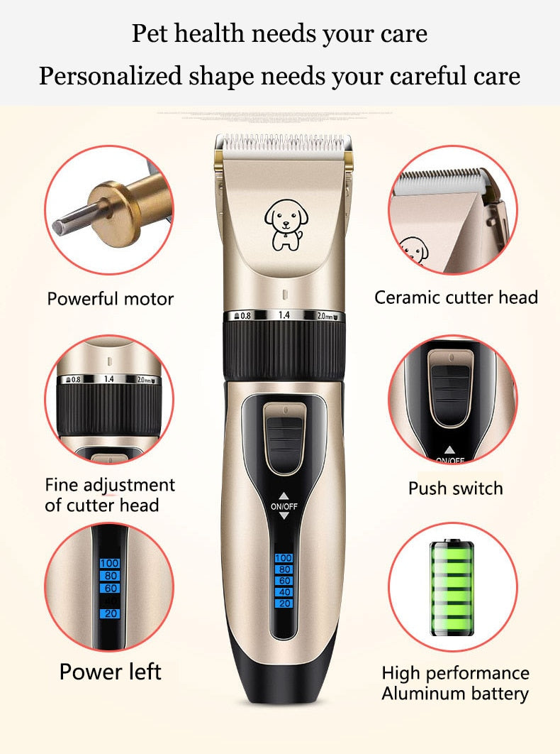 PurrTrim™ Professional Pet Grooming Clippers