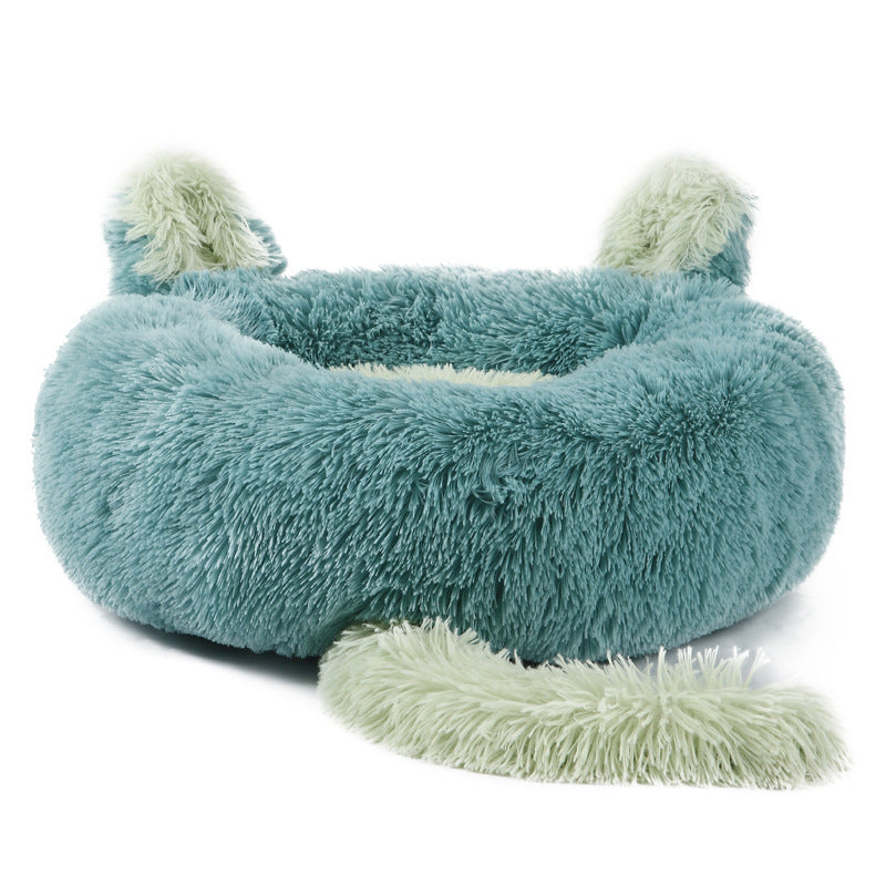 🐾 SnuggleNest- Calming Donut Pet Bed