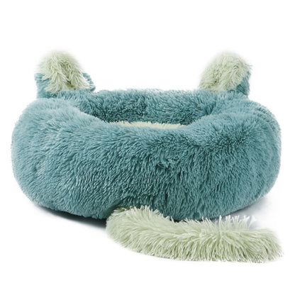🐾 SnuggleNest- Calming Donut Pet Bed