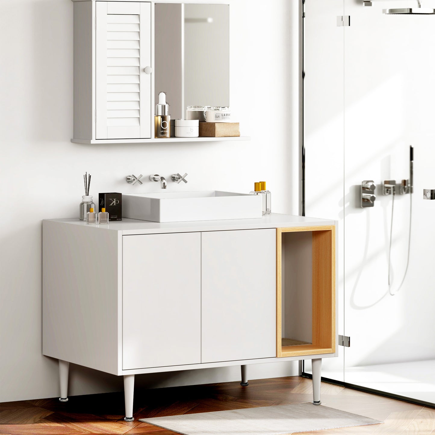 🐾 HideAway™ Cat Litter Cabinet & Bathroom Storage