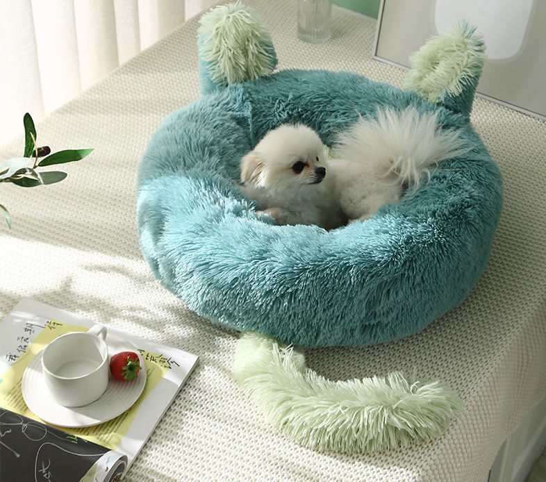 🐾 SnuggleNest- Calming Donut Pet Bed