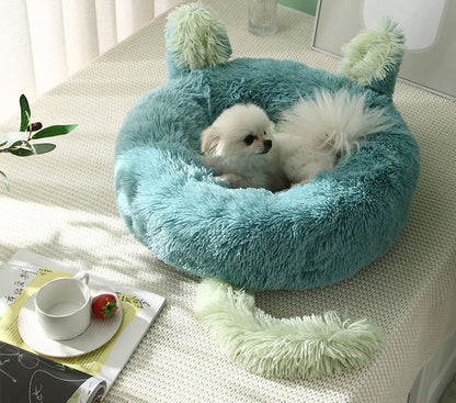 🐾 SnuggleNest- Calming Donut Pet Bed