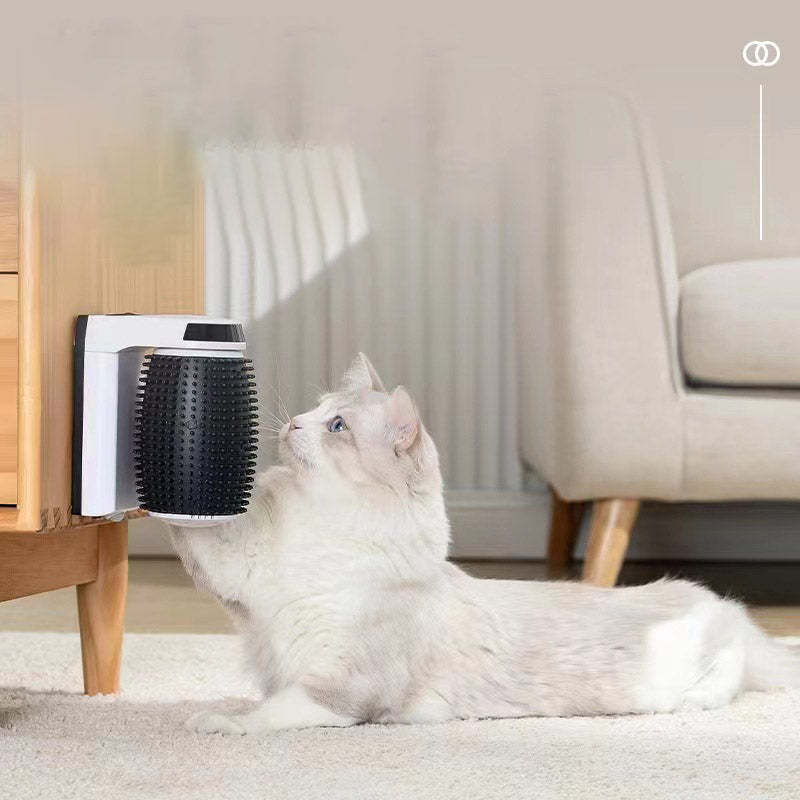 🐾 SmartGroom™ Automatic Cat Corner Brush