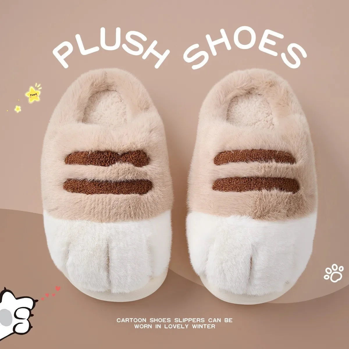 Cozy Paw Indoor Slippers