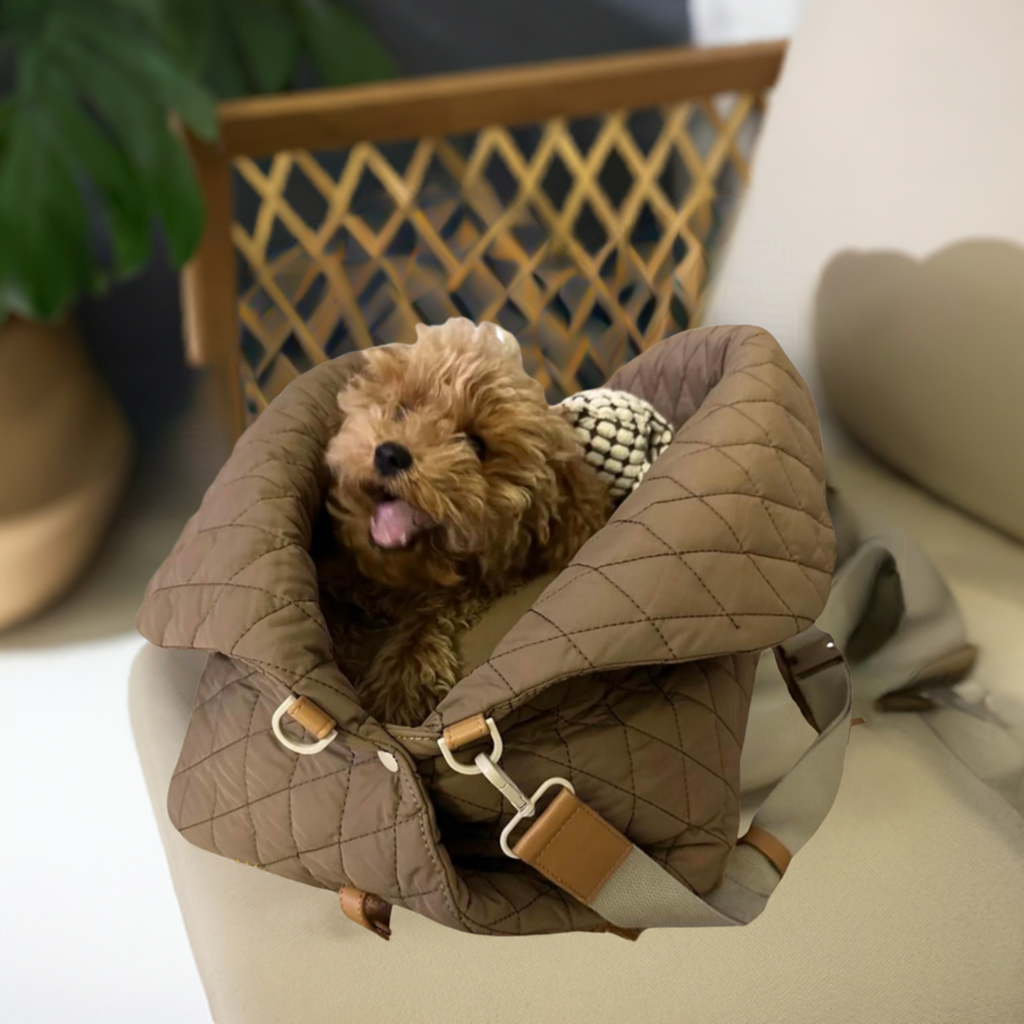 The PawsElite™️ Waterproof Luxury On-The-Go Pet Carrier
