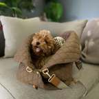 The PawsElite™️ Waterproof Luxury On-The-Go Pet Carrier