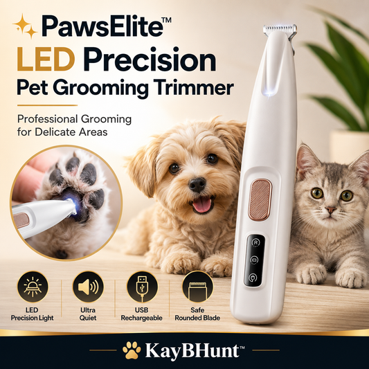 PawsElite-LED Precision Pet Grooming Trimmer