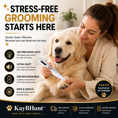 PawsElite-LED Precision Pet Grooming Trimmer