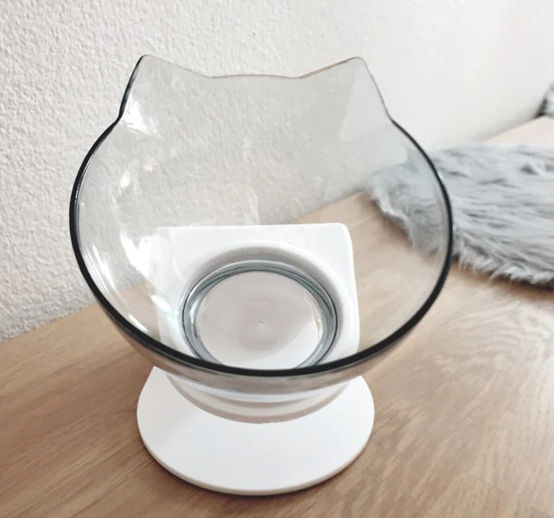 Non-Slip Double Pet Bowl | Glass Pet Bowl | The Pets Beat